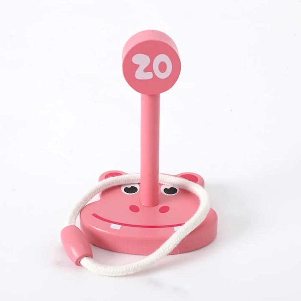 animal ring Montessori Educational Stacking Wooden Toy for kids